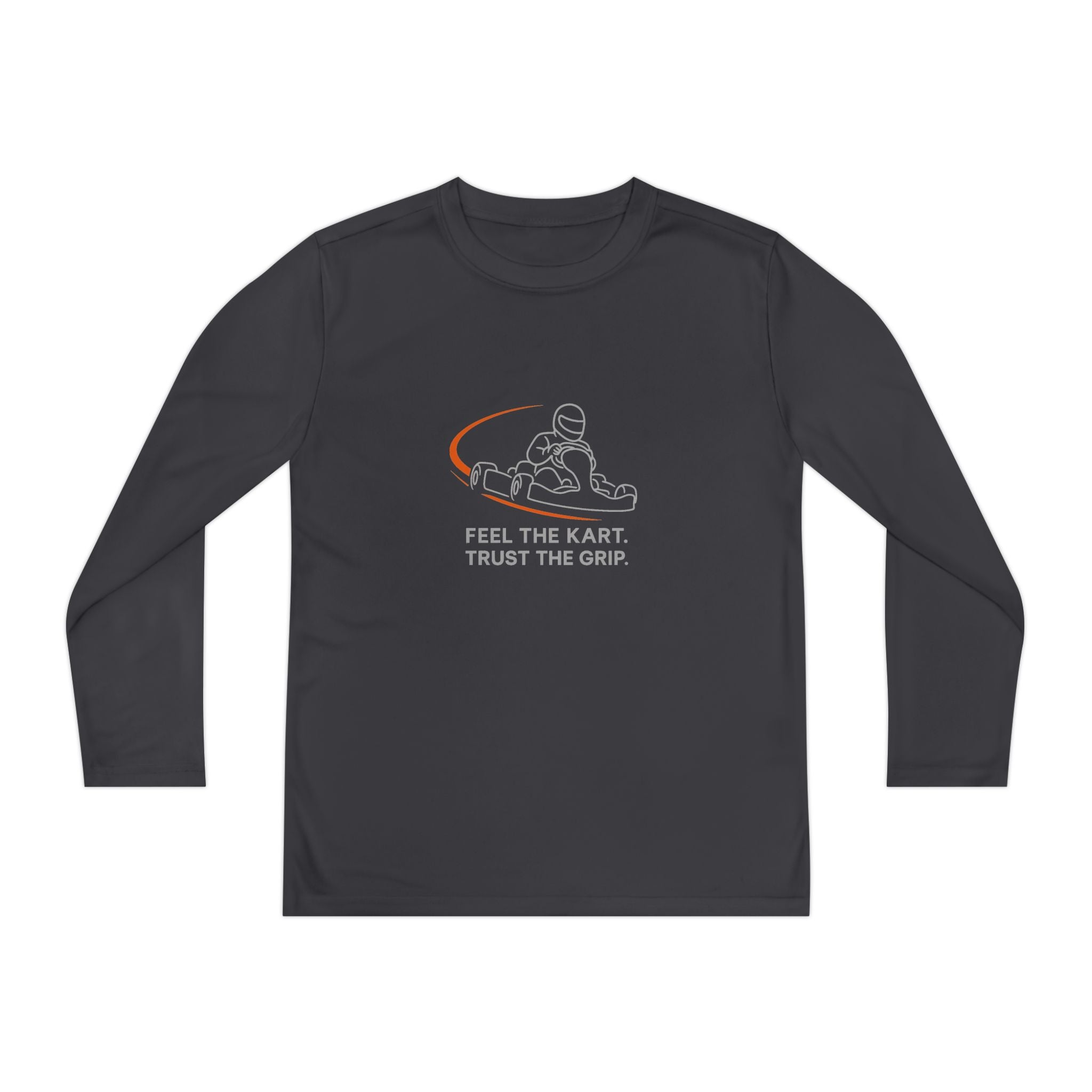 Kid Racer Series: Feel The Kart Long Sleeve Sports Tee