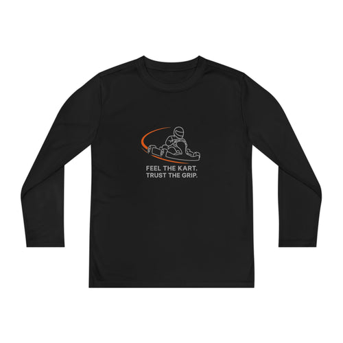 Kid Racer Series: Feel The Kart Long Sleeve Sports Tee